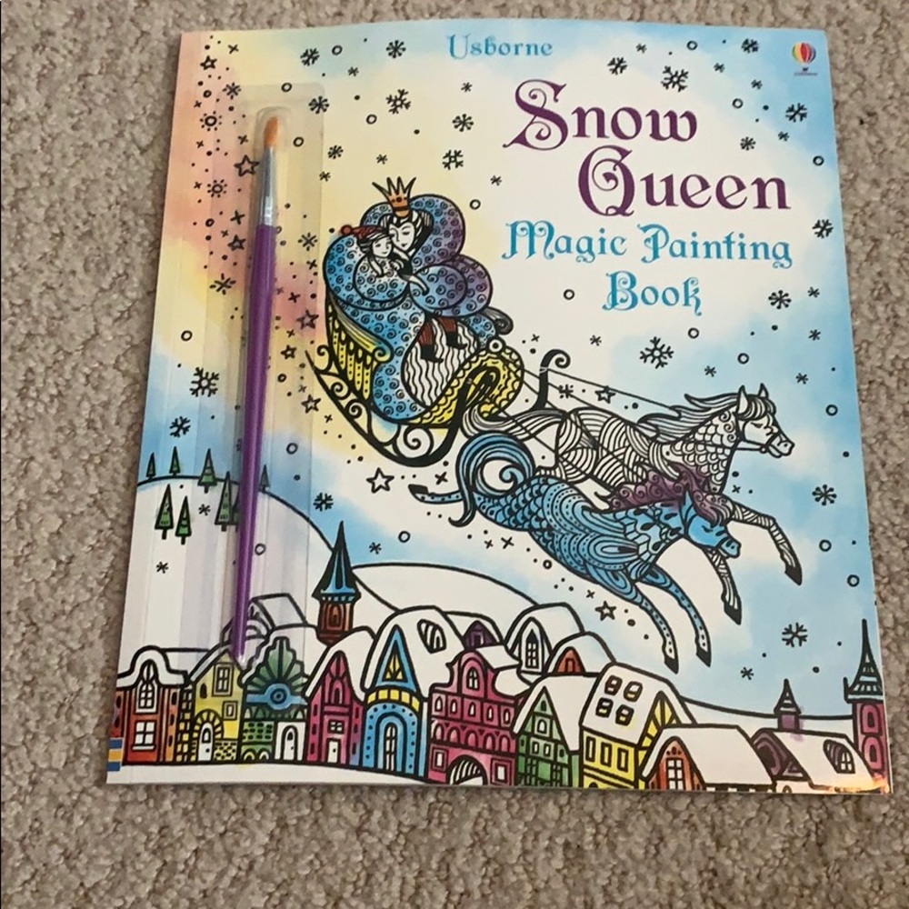 ❄️Mess free paint with water 💧 🎨 book